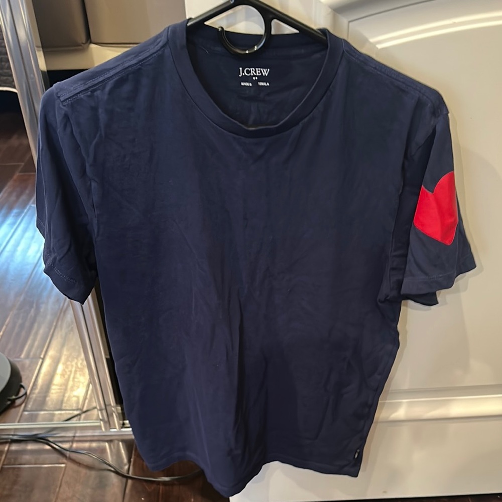 J. Crew St. Jude Heart Tee Men's Navy Blue (S)